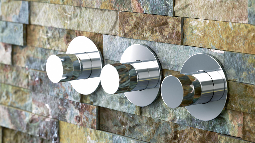 Concealed shower valves