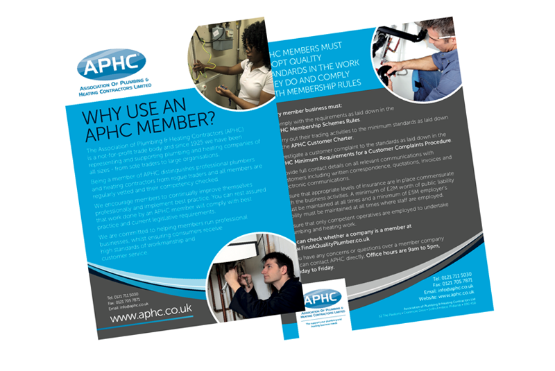 APHC supports installers with consumer leaflet