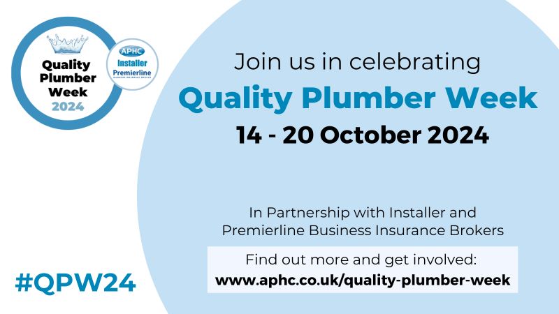 APHC celebrates Plumbers for Quality Plumber Week 2024 