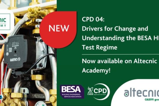 Altecnic launches updated CIBSE-approved CPD  