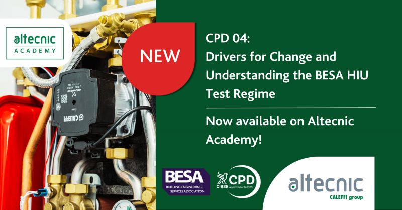 Altecnic launches updated CIBSE-approved CPD