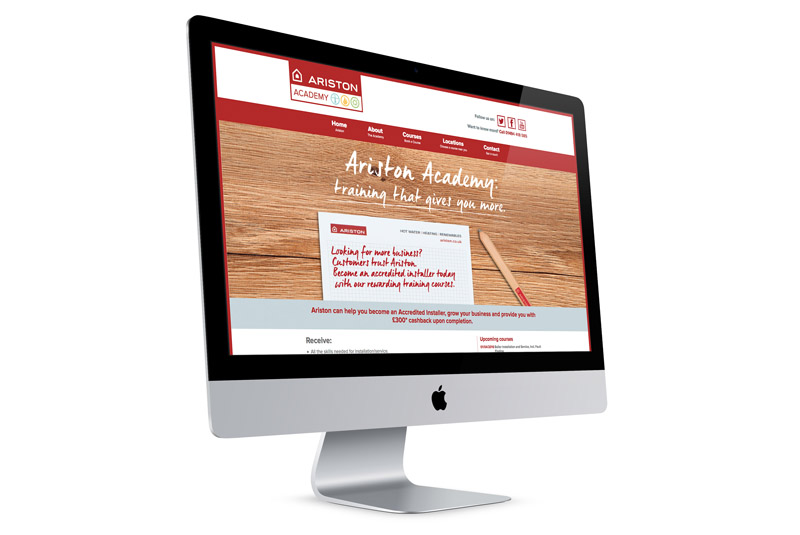 Ariston Academy website gets an upgrade