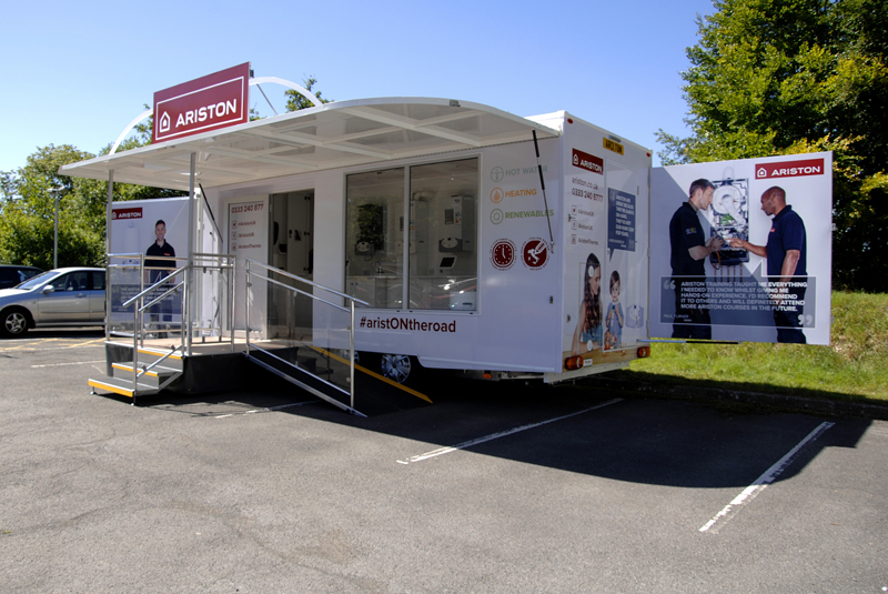 Ariston training vehicle hits the road