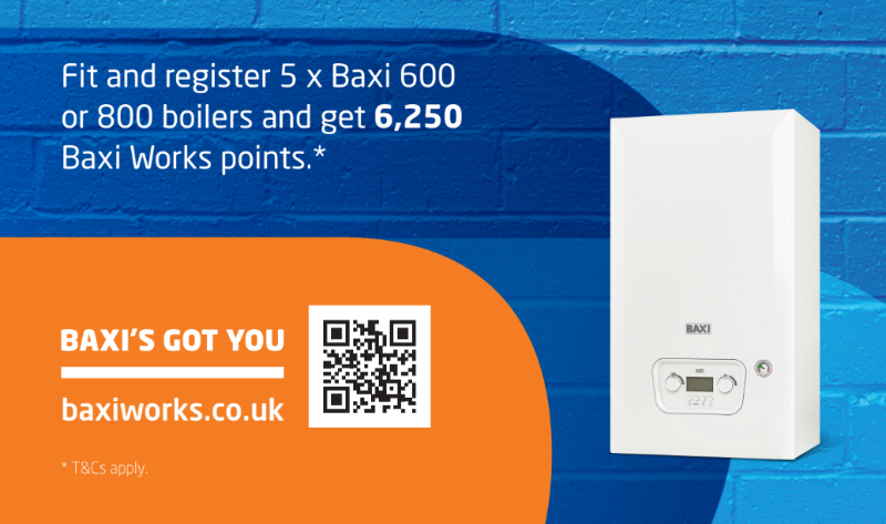 Baxi helps installers cover the cost of Gas Safe renewal 