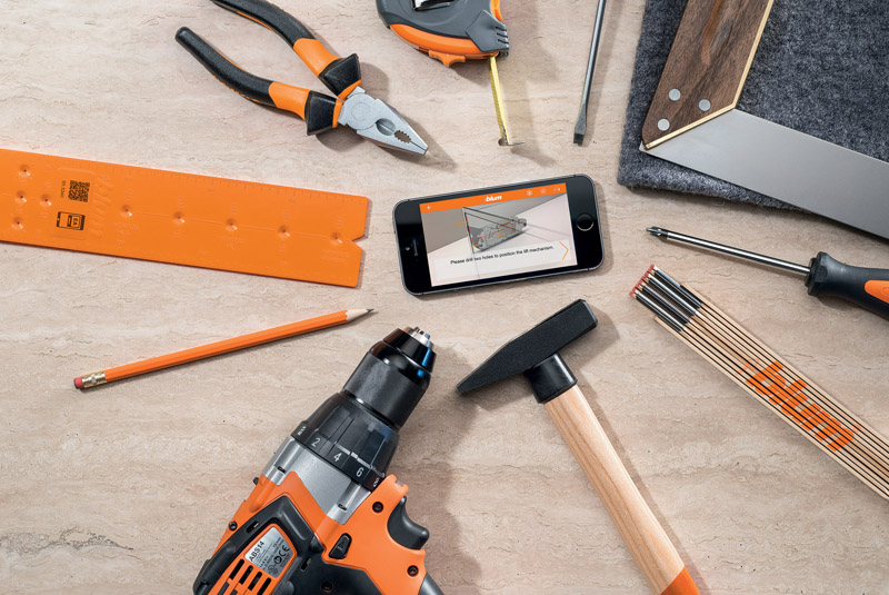 The Easy Assembly app by Blum