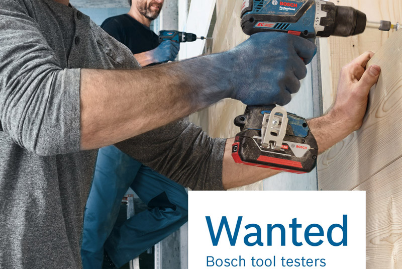 Wanted: Bosch tool testers
