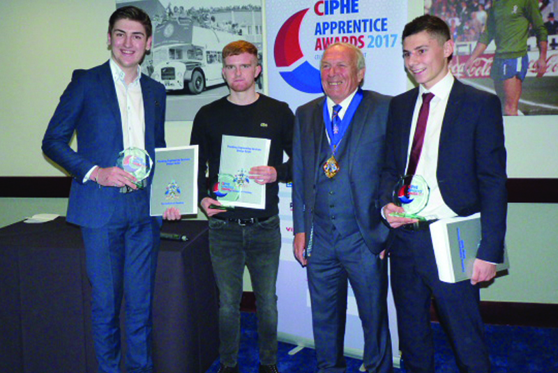 Celebrating excellence at the CIPHE Apprentice Awards 2017