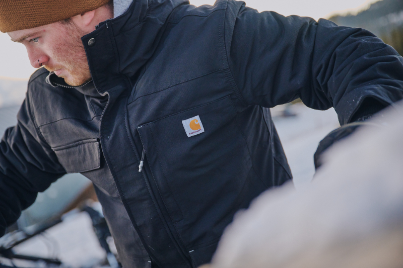 Stay dry with Carhartt’s Rain Defender™ Technology 