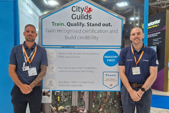 Daikin to offer City & Guilds assured heat pump training 