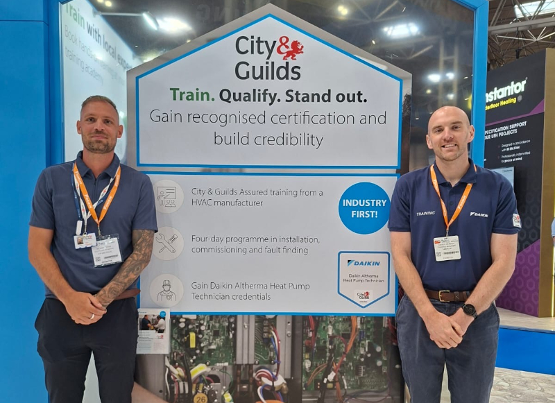 Daikin to offer City & Guilds assured heat pump training 