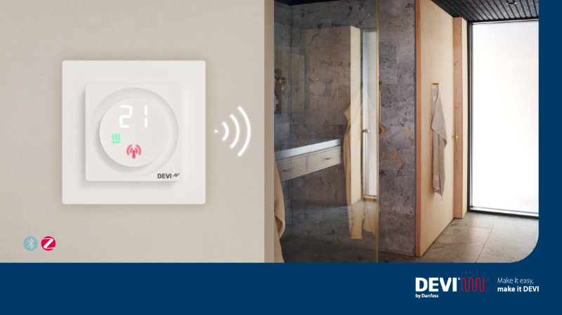 DEVI launches DEVIreg Display Connect Thermostat for Electric UFH 