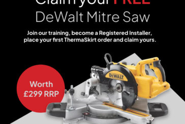 Free Mitre Saw for new ThermaSkirt Registered Installers 