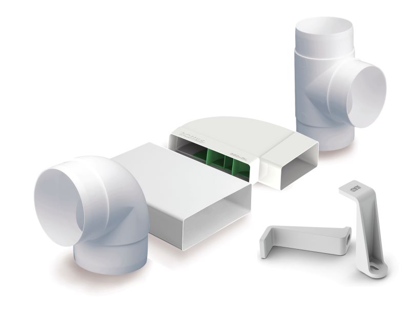 Domus Ventilation ducting to be manufactured with recycled plastic