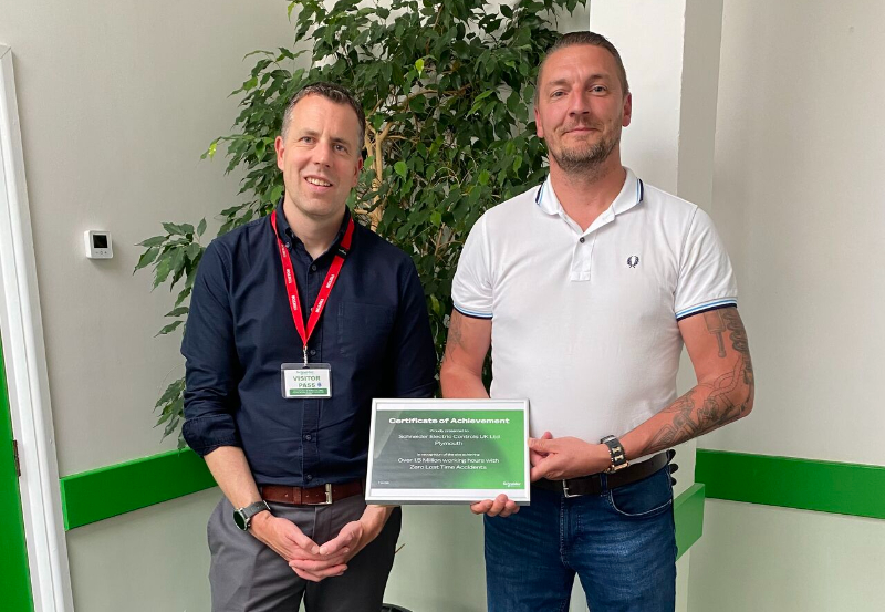 Drayton celebrates 1.5 million accident-free working hours at Plymouth facility