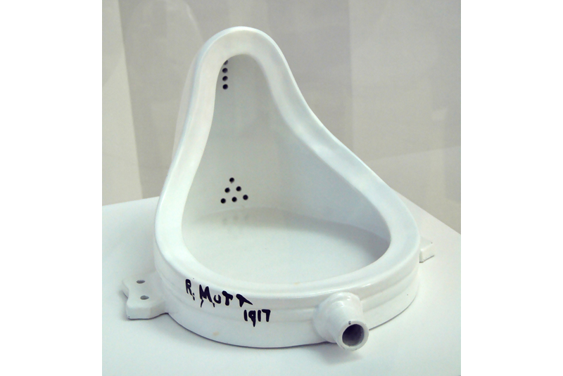 Urinal art project commemorates Duchamp's Fountain