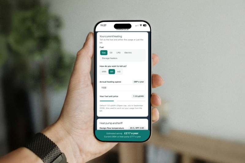 New heat pump calculator puts running cost assumptions in the hands of consumers 
