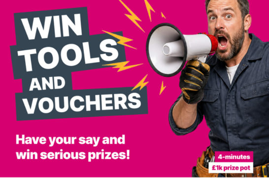 Tell us in 4 minutes which trade brands you buy to enter a £1,000 prize pot 