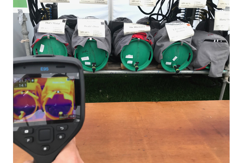 FLIR thermal imaging technology used at beer festival