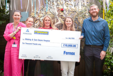 Fernox supports local care with donation to Woking & Sam Beare Hospice  