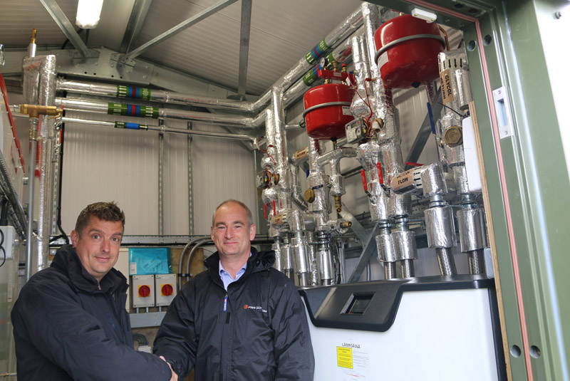 Flagship district heating system installed