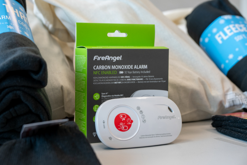 FireAngel supports Northamptonshire Fire & Rescue Service Winter Warmth initiative