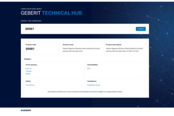 Geberit launches technical hub  