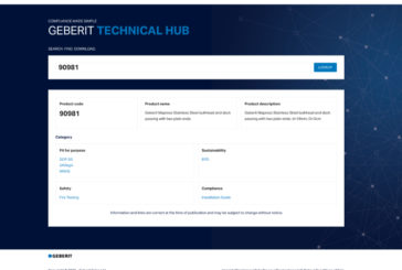 Geberit launches technical hub  