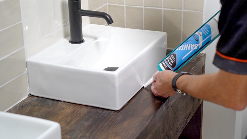 Selecting sealant for bathroom installations