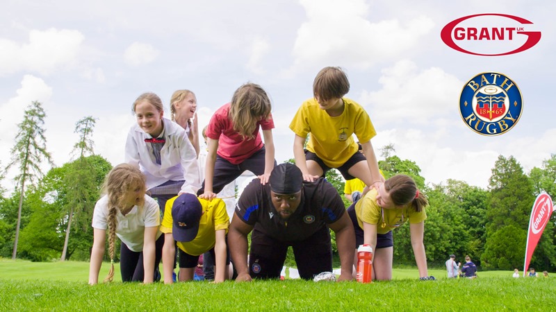 Grant UK and Bath Rugby extend ‘Kick the Carbon’ campaign into local schools
