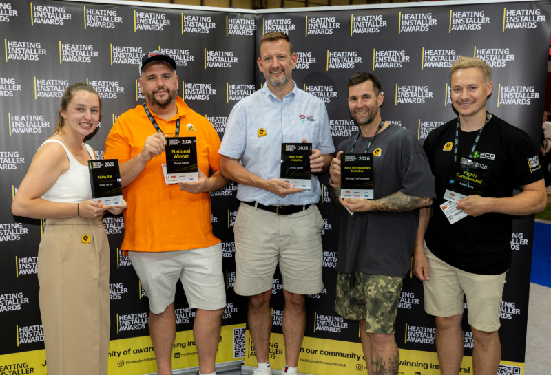 Installer Awards 2026 crowns UK’s Top Heating Installers and Plumbers 