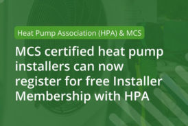 HPA launches free membership for MCS certified Heat Pump installers 