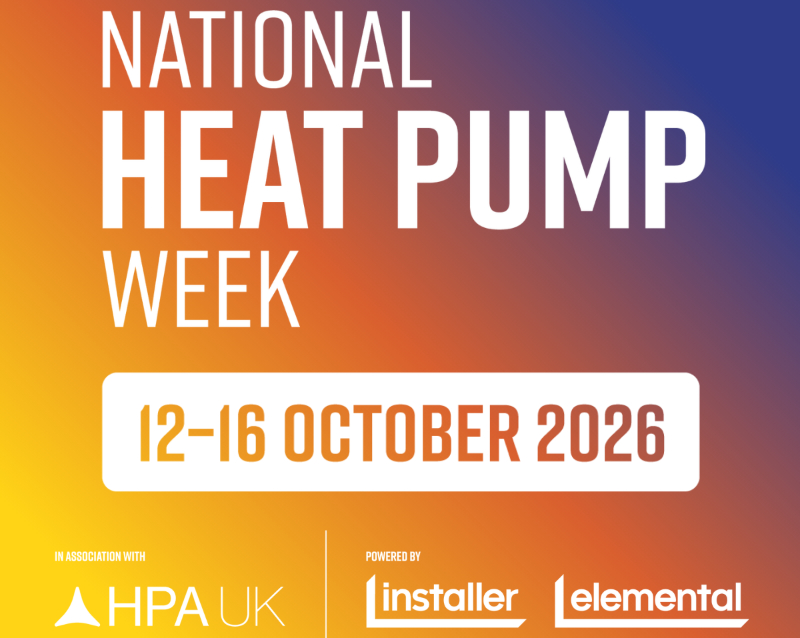 National Heat Pump Week to launch in October 2026 