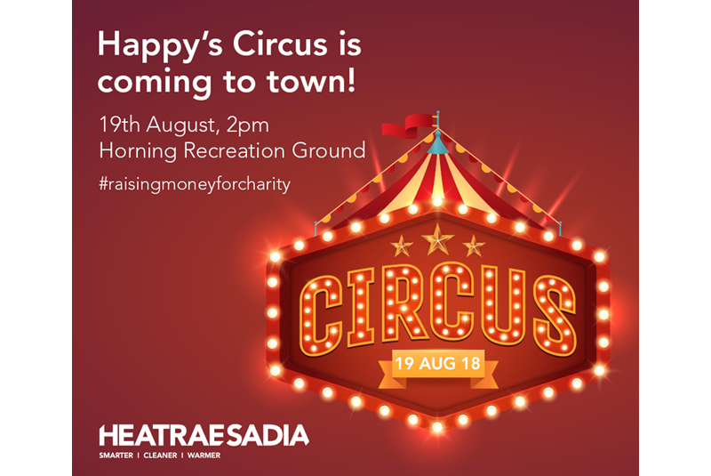 Heatrae Sadia brings the circus to Norfolk