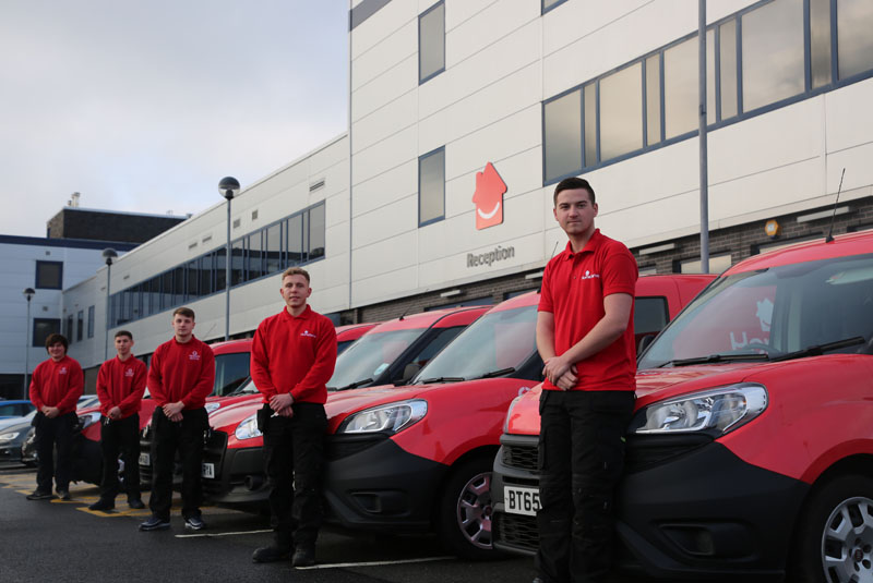 Apprentices join HomeServe ranks