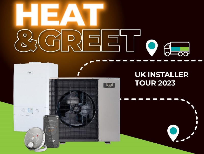 Ideal Heating team to ‘Heat & Greet’ installers on new UK trade roadshow 