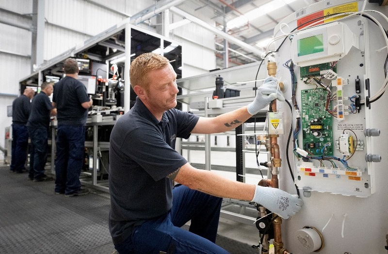 Ideal Heating launches first UK heat pump production line  