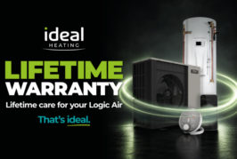 Ideal Heating launches Lifetime Warranty for Logic Air heat pumps 