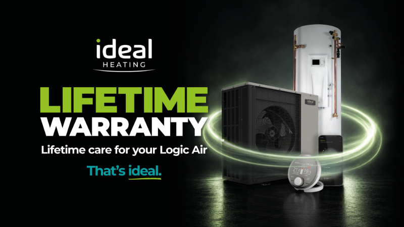 Ideal Heating launches Lifetime Warranty for Logic Air heat pumps