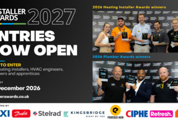 Entries open for the Installer Awards 2027 