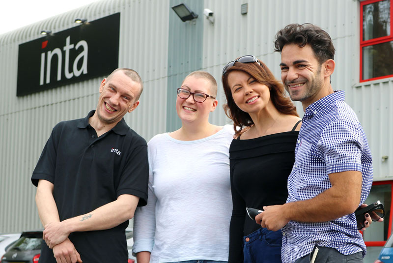 Inta braves the shave for Macmillan