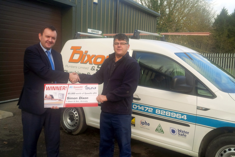Hot prizes for winner of JG Speedfit UFH competition