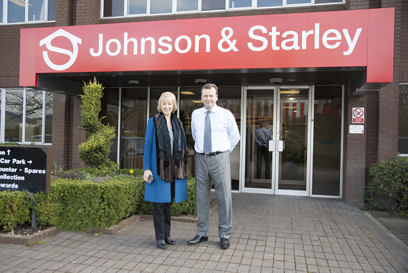 Andrea Leadsom MP visits Johnson & Starley