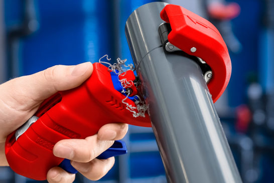 KNIPEX launches all-in-one tool for thick-walled plastic pipework 