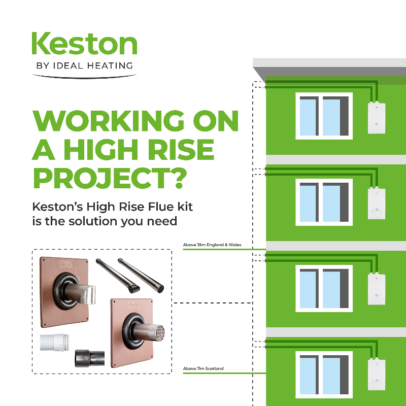 Keston introduces new High Rise flue kits 