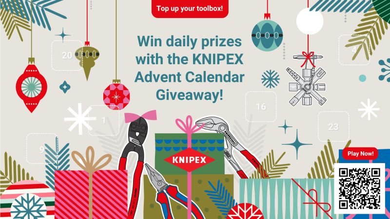 Win with the 2025 KNIPEX Advent Calendar  