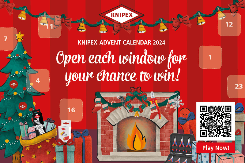 Win daily prizes with the KNIPEX Advent Calendar