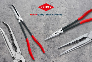 Reach tight spaces with KNIPEX Long Reach Needle Nose Pliers  