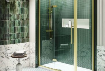Lakes extends Wave shower enclosure range with Hinge & In-Line addition     