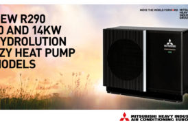 MHIAE launches higher capacity Hydrolution EZY R290 Heat Pumps 