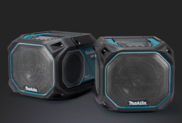 Makita introduces new battery powered bluetooth speaker 